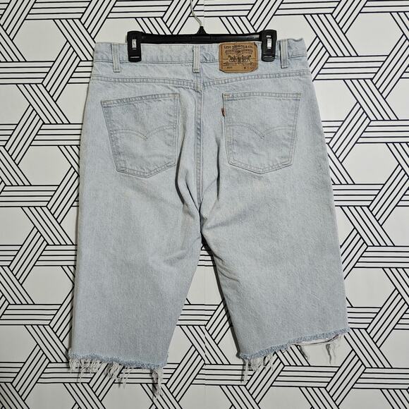 Vintage Levi 505 Denim Shorts Size 36 - Picture 3 of 5